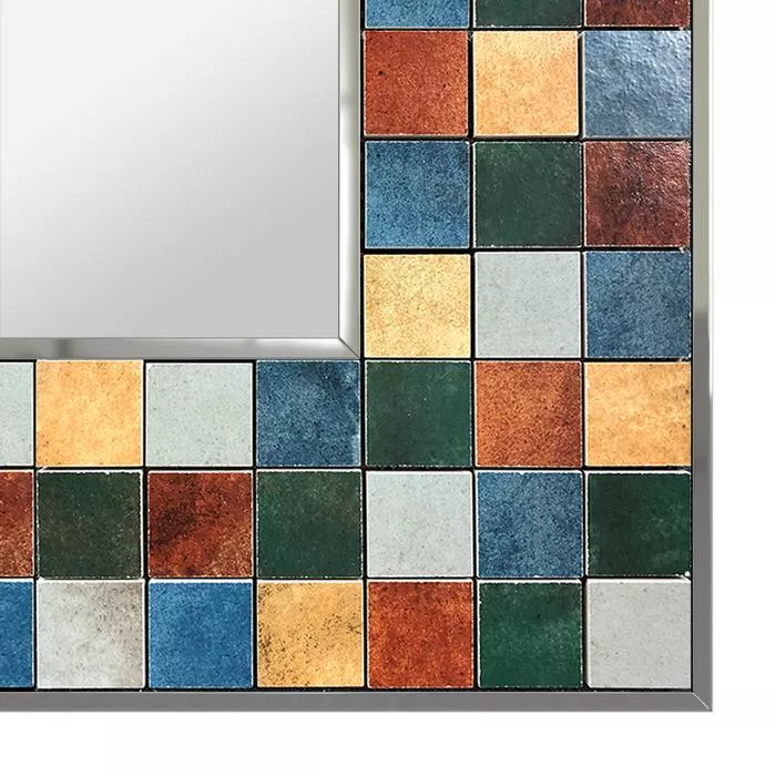 奈良発、チリの夕日をイメージした柄のLEDミラーフレーム。